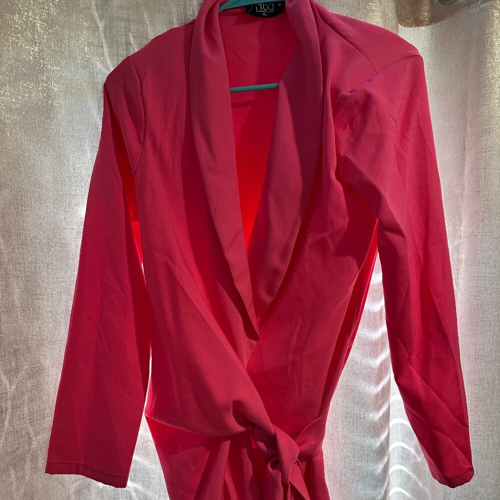 Itoo Fuschia Blazer Dress - Size Small